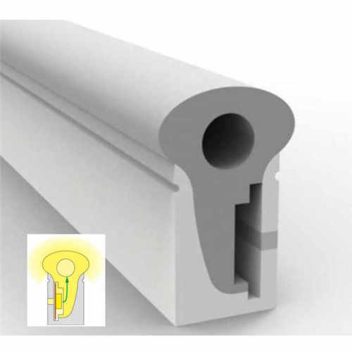 1225 LED Neon Flexible Silicone Tube for SMD 5050 2835 3528 Bright Neon Light Strip for Signs and Decorations
