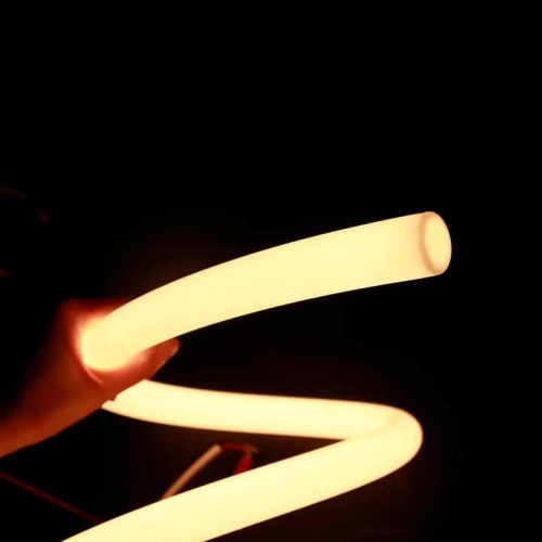D22 360 Degree Glowing Round LED Neon Tube Rope Lamp Flexible Silicone Channel WS2811 WS2812B Soft IP65 Outdoor Tape Strip Lights
