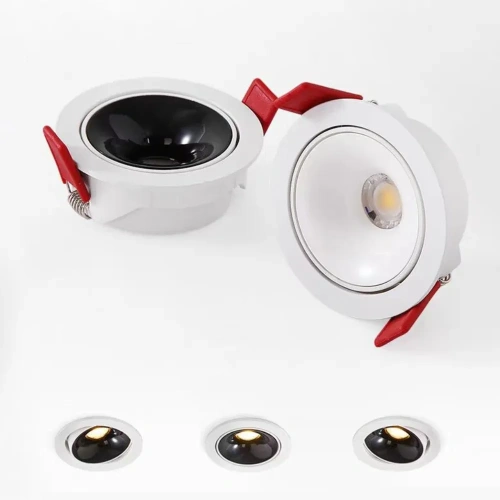 Dimming LED spotlight embedded ceiling light anti glare AC90V-265V room decoration light living room home lighting