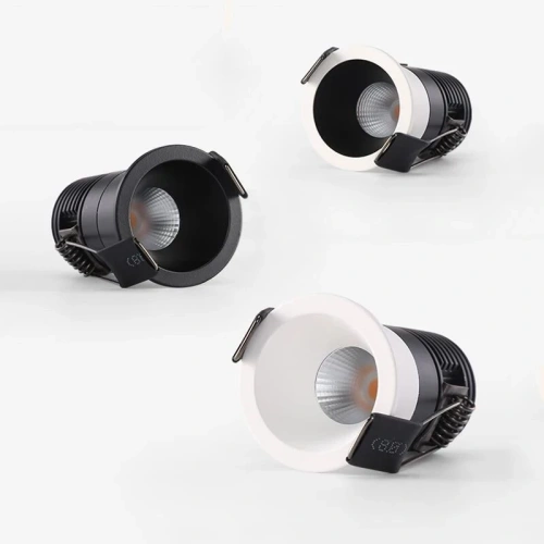 Dimmable Recessed Anti Glare COB LED Downlights 5W 7W 9W 12W LED Ceiling Lamps LED Ceiling Spot Lights Indoor Lighting AC85-220V