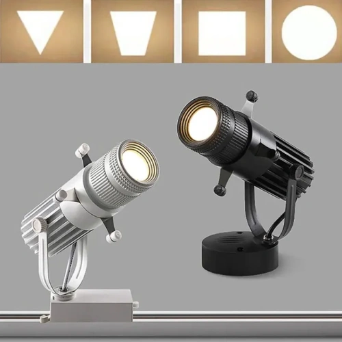 Led Ceiling Light Adjustable Aperture Variable Mode COB Spotlight 10w/15w/20w/30w Tracking Lighting, Bars, Restaurants, Shops,