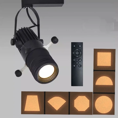 10W 20W 30W Dimmable Adjust Shape Graphics Cutting Light 2700K to 6500K Zoomable LED Track Light Painting LED Ceiling Spotlight