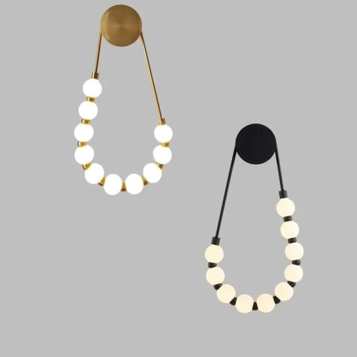 Creative Wall lamp Necklace lamp Background decoration lamp Modern Simple Bedroom Bedhead  Wall lamp living room