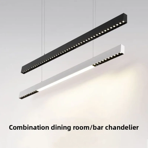 Modern Long Restaurant Chandelier Spot Table Dining Room Kitchen Island Pendant Lamp Minimalist Decor Indoor Lighting Fixture