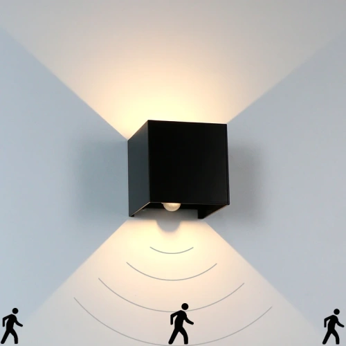 10W LED Wall Light With Motion Sensor Waterproof Outdoor Garden Light Fixture Indoor Corridor stair Lamp Aluminum AC90-260V